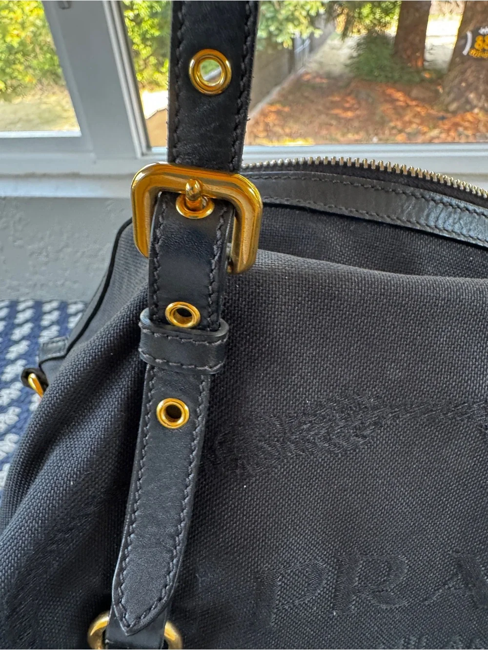 Prada Milano Jacquard Tote - Authentic